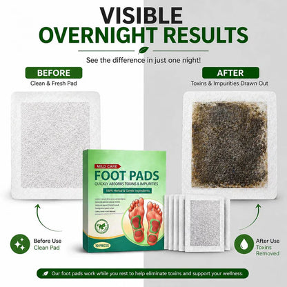 Herbal Foot Pads for Natural Detox & Sleep Support